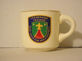 BSA 1970&#39;s Boy Scout Coffee Mug Cup Sam Houston Area Council Leadership ... - £3.94 GBP