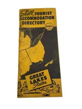 Directory Shell Gas Station Tourist Accommodation Great Lakes States 1939 Vtg - £9.48 GBP