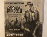Crocodile Dundee II Print Ad Advertisement Paul Hogan Atlanta Tpa14 - $5.93
