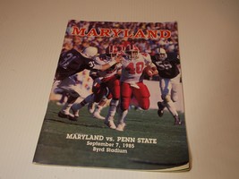 Sept 7 1985 Penn State Lions Vs Maryland Terr API Ns Football Program - £15.62 GBP