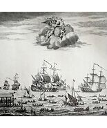 British Whaling In 18th Century 1926 Nautical Antique Print Whale Huntin... - $35.02 CAD