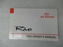 2002 Kia Rio Owners Manual 17035 - $13.85