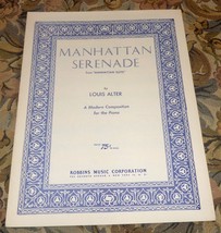 Manhattan Serenade Sheet Music - Harry James / Tommy Dorsey (1954) - £9.63 GBP