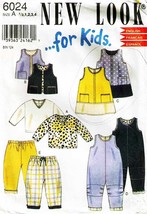 TODDLER&#39;s DRESS, TOPS, PANTS &amp; JUMPER New Look Pattern 6024 Size 1/2, 1,... - £9.56 GBP