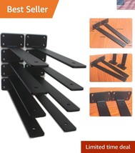Versatile 8 Pack of 12 Inch Metal L Brackets - Perfect for DIY Shelving ... - $45.00