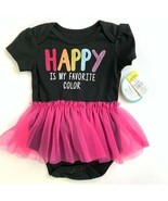 Happy is my favorite color bodysuit Baby Size 3 Months NWT - £10.71 GBP