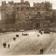 Edinburg Castle RPPC Postcard Vintage Real Photo - £7.88 GBP