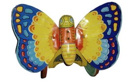 Vintage J. Chein and Co. Litho Butterfly Push Toy Missing stick - £22.01 GBP
