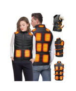 Heated Vest 11 Heating Zones With 10000mAh Battery Pack Electric Heating... - £29.74 GBP+