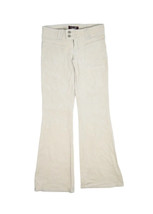 Angels Corduroy Flare Pants Bell Bottoms Womens 7 Low Rise y2k Ramie Stretch - £25.54 GBP