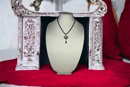 BOGO- Black Onyx Beads With Rose Pink Pendant Necklace - $49.50