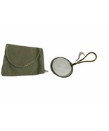 Vintage Antique Style Brass Magnifying glass Hand Lens Colonial Style Ma... - £15.97 GBP