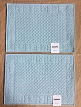 Sonoma Goods For Life Set Of 2 Placemats Size: 13 X 18” New Aqua - £23.71 GBP