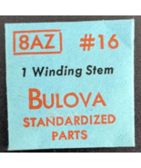 NOS NEW Genuine Bulova Cal. 8AZ - #16 Stem - Vintage Watch Part - €13,74 EUR