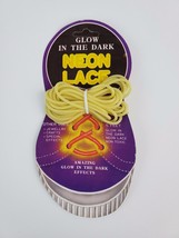 Vintage NOS Pair of Glow in the Dark Neon Shoe Yellow Pasta Color / Green Glow - £10.71 GBP