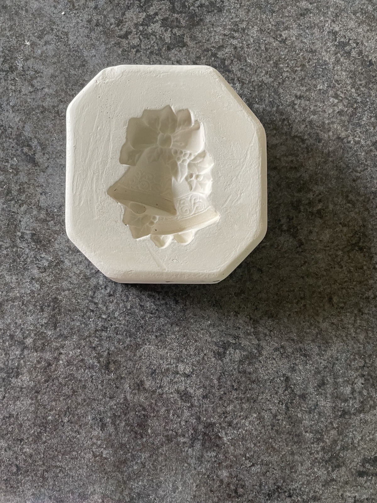 Chistmas Bell Open Pour Ceramic Mold  - $2.50