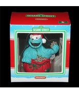 Vtg SESAME STREET Kurt Adler COOKIE MONSTER 4&quot; Christmas Ornament 1998 - $23.31 CAD