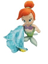 Disney Parks Babies Plus Doll Ariel 16 Inch Stuffed Animal With Blanket Multicol - £16.02 GBP