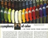 Lumarith Celluloid Magazine Ad 1930&#39;s A Symphony of Color  - £14.08 GBP