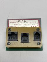 Cirris Systems AMJK-S Continuity Tester Board mates to 4,6,8 pin mod plu... - $14.84