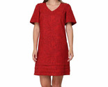 Nicole Miller Ladies&#39; Size X-Large Linen Blend Dress, Red - $22.99