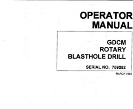 CATERPILLAR Model 3000 Hydra-Trac Hydraulic Drill Manual FLASH DRIVE OR ... - $29.65
