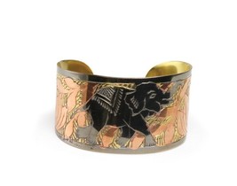  New Women&#39;s Brass &amp; Copper Elephant Bracelet - £14.79 GBP