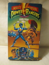 1993 Mighty Morphin Power Rangers VHS Tape: #3 Food Fight, Blue Ranger A... - $5.50