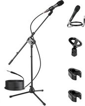 Pyle PMKSM20 Dynamic Microphone and Tripod Stand - Black (Open Box) - $25.19