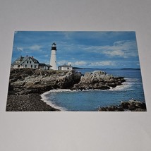 VTG Portland Head Light Giant Postcard UNUSED Souvenir Lighthouse Maine ... - $14.80