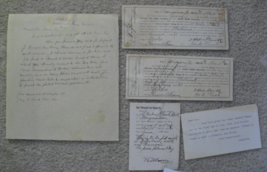 Lot of 4 Original 1894 Documents with Letter Wrought Iron Range Company - $34.65