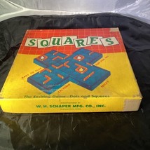 Vintage 50&#39;s Squares Fun Easy Game W.H Scraper MFG. CO. Inc Minneapolis ... - £7.84 GBP