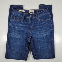 Universal Thread Mid Rise Skinny Denim Jeans Womens Size 2/26 Dark Stret... - £10.38 GBP
