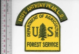 National Forest USFS California Anthony Peak Lookout Attendant US Forest... - £7.89 GBP