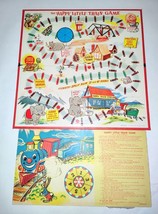1957 MB 4310 Happy Little Train Game Board &amp; Instructions Only - £7.90 GBP