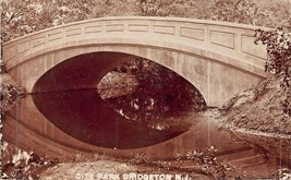 Bridgeton New Jersey~City PARK-ARCHED Bridge Over Creek~Real Photo Postcard - £8.60 GBP