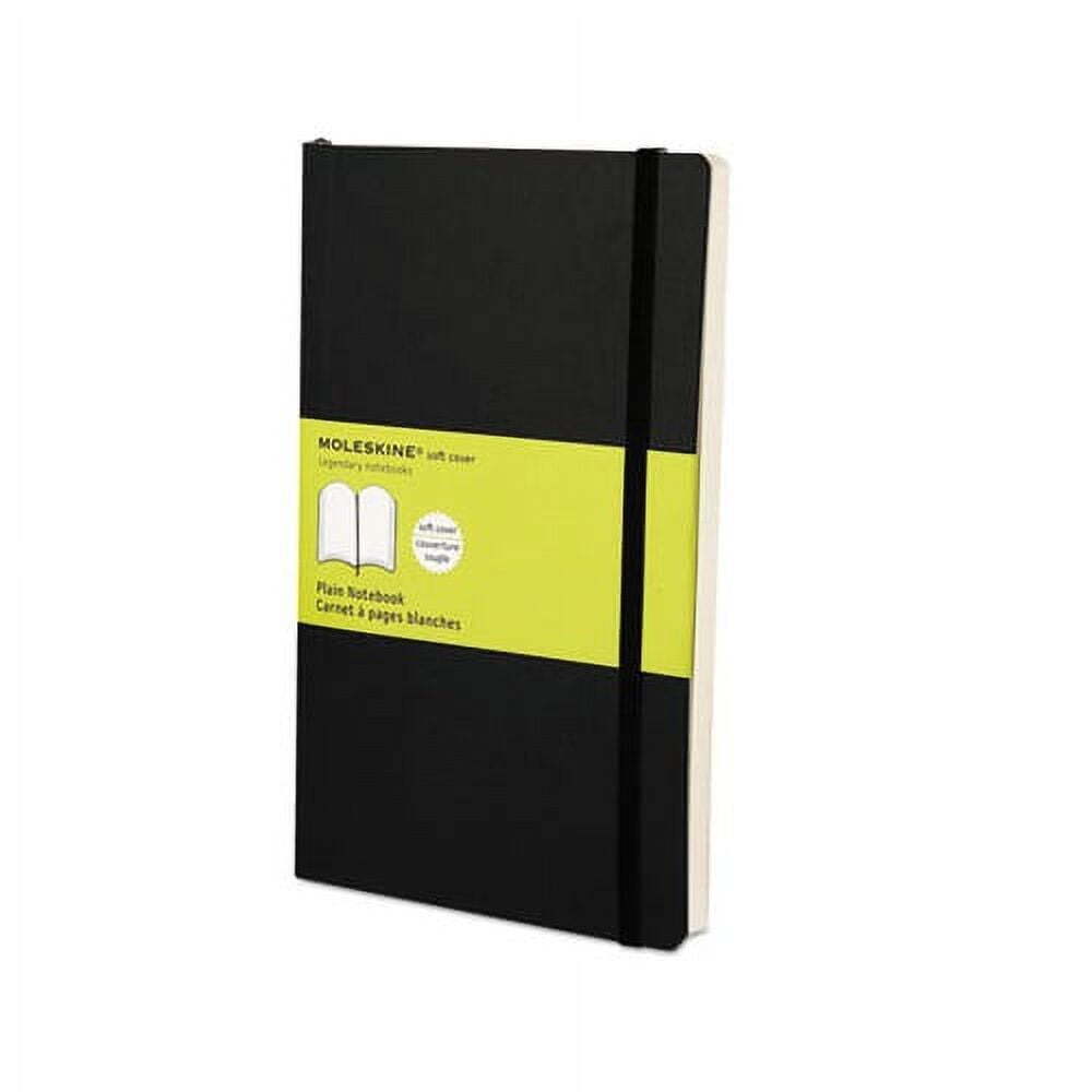 Primary image for Moleskine Soft Notebook, 5" x 8.25", Large, Plain