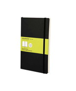 Moleskine Soft Notebook, 5&quot; x 8.25&quot;, Large, Plain - £19.75 GBP