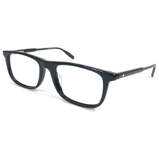 Montblanc Eyeglasses Frames MB0012OZ 001 Shiny Black Square Full Rim 54-... - $133.64