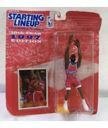 1997 10th Year Edition NBA Starting Lineup #35 Loy Vaught Clippers TOPPS... - $10.89