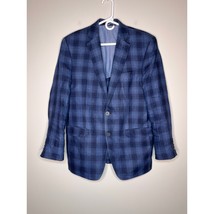 Lauren Ralph Lauren Blue Plaid Country Club Linen Old Money Prep Twee Bl... - $100.00
