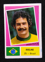 Sticker FIFA World Cup Argentina 78 ✱ RIVELINO ✱ Brazil Football Team (Portugal) - £18.00 GBP