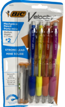Bic Velocity Mechanical Pencil #2 Strong Lead 4 Pack New In Pack - $9.89
