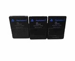 Sony PS2 8MB Memory Cards Official OEM Playstation 2 Storage Lot Of 3 - £14.99 GBP