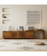 63&quot; Mid-Century Modern Farmhouse Extendable TV Stand 75&quot; TV Storage - $523.22 CAD