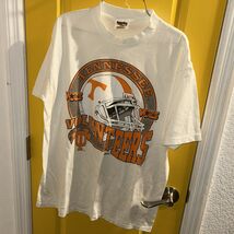 Tennessee Vols Vintage Single Stitch White Tshirt Power Pro Oneita Mens ... - $19.16
