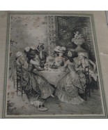 Nice Vintage Advertising Print, Hewlett Robin Co., Le Petit Souper 1916 ... - $47.52 CAD