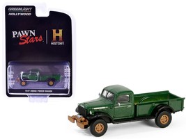 1947 Dodge Power Wagon Pickup Truck Green Metallic and Black Pawn Stars - $51.77 CAD