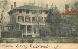 Hand Colored President&#39;s House Michigan Wahr undivided Postcard 21-2501 - $5.03