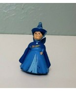 DISNEY Sleeping Beauty Merryweather Blue Fairy PVC Birthday Cake Topper ... - $9.39 CAD